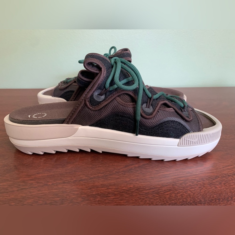 Nike | Men’s Offline 2.0 Velvet Brown Noble Green Walking Sandals - 10 - Picture 4 of 10